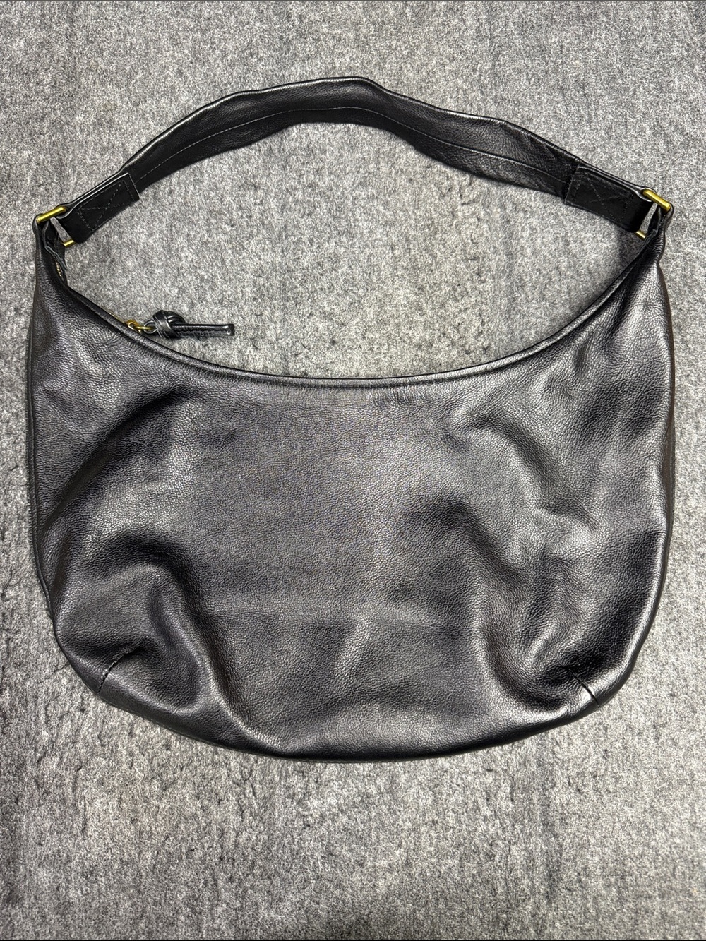 Madewell Black Leather Crescent Shoulder Bag - Picture 4 of 10